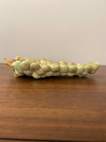 Vintage Ceramic Grape Bunch Dish Spoon Rest
