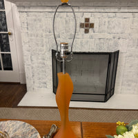 Vintage MCM Lucite Table Lamp Art Deco Style Tendency RARE