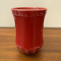 Porcelain Burgundy Juliska Jardins Mug-Cup