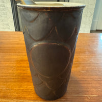 Starbucks Fish-Dragon-Mermaid Scales Design 10 Oz Porcelain Tumbler Mug with Lid