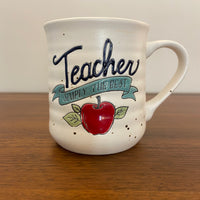 Sheffield Home Porcelain Mug Teacher Simply The Best