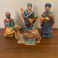 Vintage Porcelain Nativity Set of 12 Pieces