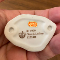 Vintage Geo Z Lefton Hand Painted Child and Dog 12224B Christmas Decor