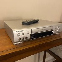 Mitsubishi Vcr Vhs Hi-Fi Precision TurboDrive HS-U449 with Remote Control