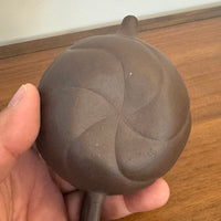 Vintage Ceramic Yixing Red Zisha Clay Moving Dragon Head and Tongue Teapot