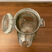 Glass Rocking Horse Cookie-Candy Jar-Canister with Hinged Lid AMICI