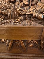 Vintage Coppercraft Guild The Last Supper Framed Plastic-Copper Art
