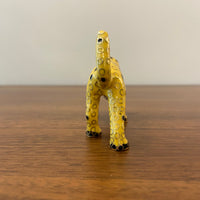 Brass Enameled Cloisonne Cheetah Figurine