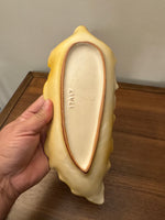 Ceramic Leaf Shaped Fall Italian Bowl Oval
