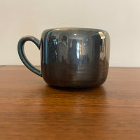 Green Cupric Metallic Glazed Ceramic Mug Cup