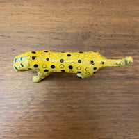 Brass Enameled Cloisonne Cheetah Figurine