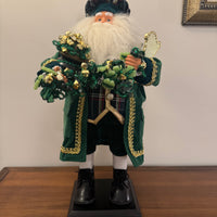Santa Irish -St Patrick Holiday Decor Lucky