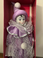 Vintage Harlequin Clown Porcelain-Clothing Decor Figurine
