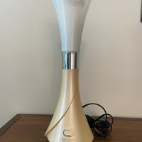 OttLite Ivory-Pearl Tone Tulip Adjustable Gooseneck Desk-Table Lamp
