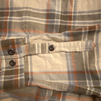 Patagonia Flannel Shirt Men’s Size Tan Plaid Cotton