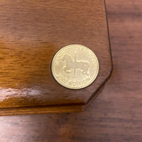 Porcelain Carrousel 2nd Edition Lamb Music Box Tune It's A Small World