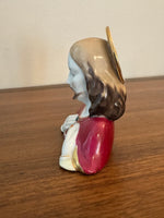 Vintage Art Porcelain Secret Heart of Jesus Figure
