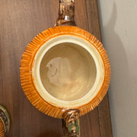 Vintage Beswick English Pottery Ware Country Cottage Teapot and Creamer Set