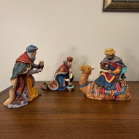 Vintage Kirkland Porcelain Wisemen Set of 3 Nativity Replacement