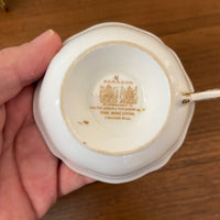 Vintage Double Warranty Paragon Bone China Teacup and Saucer