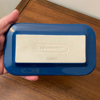 Le Creuset Ceramic Stoneware Butter Dish Blue-0705