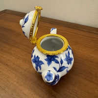 Porcelain Small Teapot Trinket Box