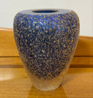 Cobalt Blue Glass Art Vase
