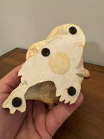 Vintage Shade Tree Creations Tail Chaser Resin Dragon Golden and Purple
