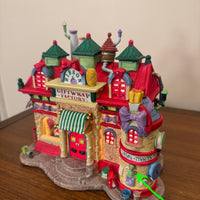 Lemax Santa's Wonderland Porcelain Village Ribbon & Gift-Wrap Factory
