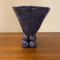 Handmade Pottery Grotesque-Primitive Style Coil Vase