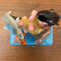 Porcelain Trinket Box Sea Creatures