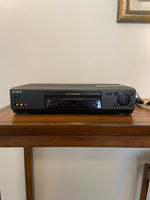 Sony VCR HiFi Stereo Video Cassette Record SLV-N77 Tested Works
