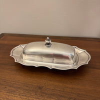 Vintage Silverplated Butterdish