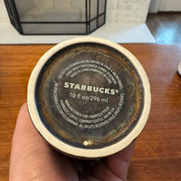 Starbucks Fish-Dragon-Mermaid Scales Design 10 Oz Porcelain Tumbler Mug with Lid