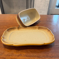 Mikasa Whole Wheat Stoneware Butterdish