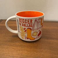 Starbucks Dallas Porcelain Coffee Mug 14 oz Been There Series