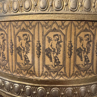 Vintage Oval Printed Embossed Cardboard Gift Box Set