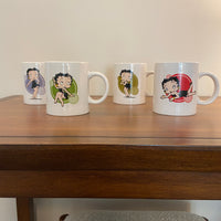 Betty Boop Porcelain Mug Set 4