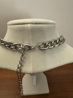 Necklace Large Crystals Cut Fashion Jewelry
