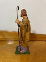 Vintage Italian Papier Mache Saint Joseph Nativity Figure Replacement Piece
