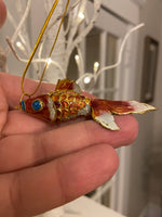 Enamel Cloisonne Style Koi Fish Pendant-Ornament
