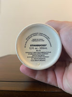Starbucks 2014 Holiday Red Starburst Fireworks 12 oz Ceramic Mug
