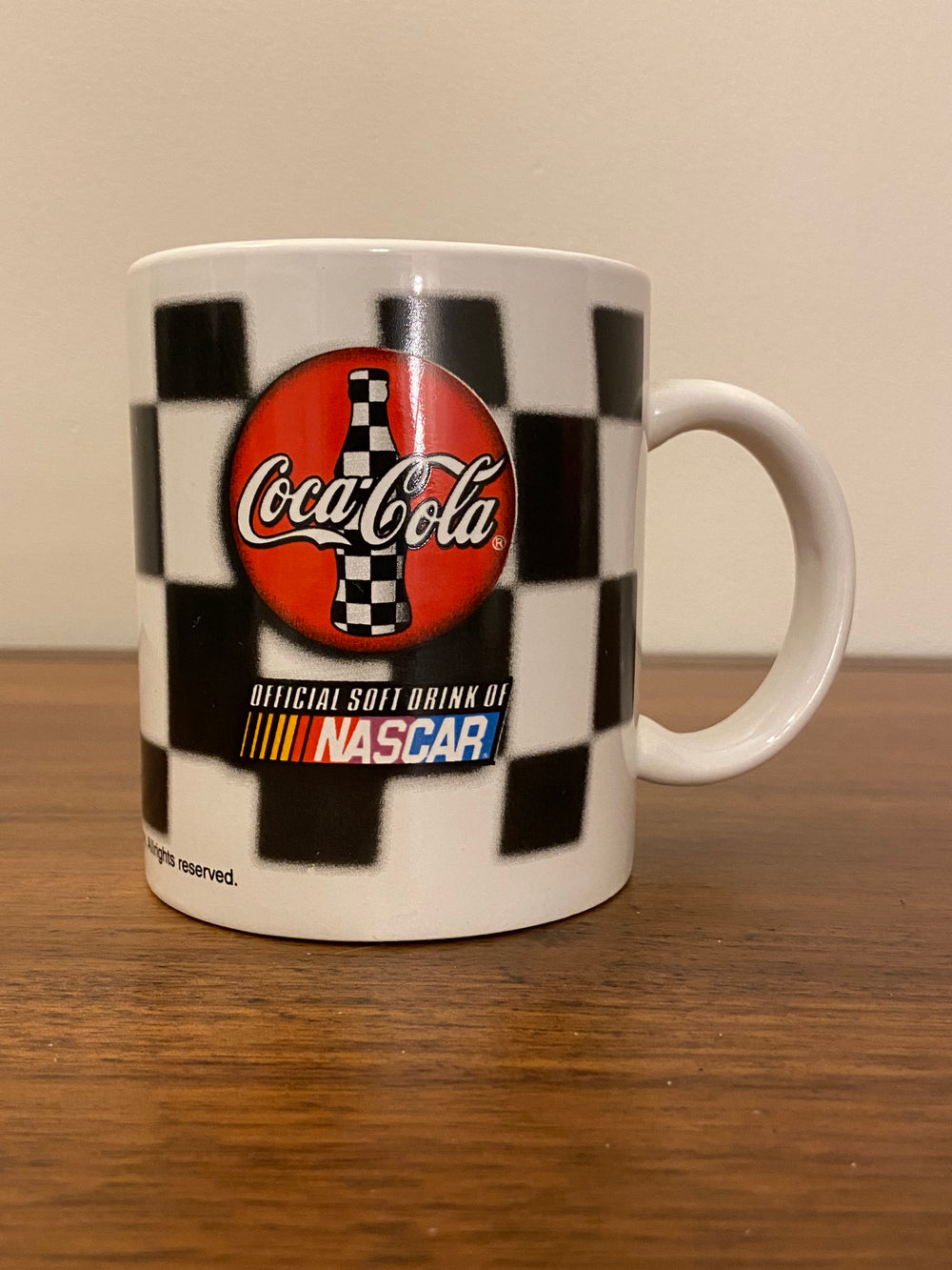 Coca-Cola Nascar Coffee Mug Cup My Grandpa is a Winner