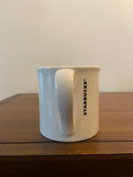 Starbucks 2013 Classic Green Siren Logo Ceramic Coffee Mug – 14 oz, Made in USA
