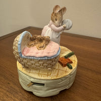 Vintage Schmid The Tale of Two Bad Mice Ceramic Musical Box