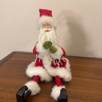 Seated Santa Christmas Decor Figurine