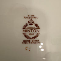 Minton Ancestral English Bone China Scalloped Edge Set