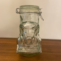 Glass Rocking Horse Cookie-Candy Jar-Canister with Hinged Lid AMICI