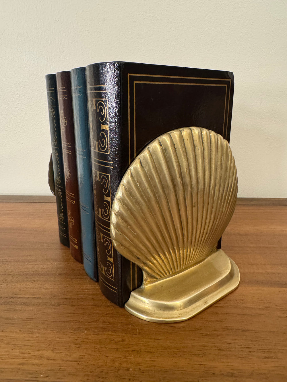 Brass Bookend Set of 2 Shells