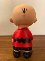 Charlie Brown Soft Vinyl Doll Vintage 1950s United Feature Syndicate Rare
